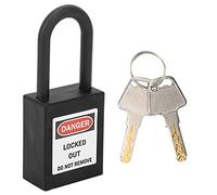 Annadue Cadenas de Consignation 38mm, Nylon isolé avec clé, pour sécurité
