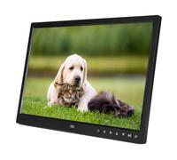 Annadue Cadre d'image Numérique de 15 Pouces, Cadre Photo Numérique WiFi Intelligent avec 1920x1080 HD Grand écran, Transfert de Nuage sans Fil, Mode de Sommeil, Télécommande (Prise UE)