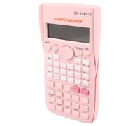 Annadue Calculatrice Scientifique Calculatrice Multifonction à 12 Chiffres, 240 Fonctions, Grand écran avec Couverture Rigide Coulissante, Idéale pour l'école, Le Bureau (Pink)
