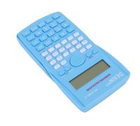 Annadue Calculatrice Scientifique Calculatrice Multifonction à 12 Chiffres, 240 Fonctions, Grand écran avec Couverture Rigide Coulissante, Idéale pour l'école, Le Bureau (Bleu Vif)