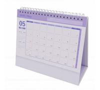 Annadue Calendrier de Bureau, Calendriers à Rabat aux Couleurs Dégradées, Calendrier de Bureau Debout pour Plan Mensuel, Petit de pour l'organisation des Horaires de (Gris dégradé)