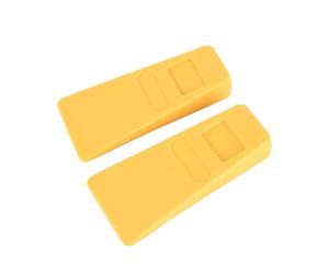 Annadue Cales de d'arbres, Cales d'abattage en Plastique 2 Pièces, Outils 'Exploitation Forestière de Scie à Chaîne, Accessoires de Tronçonneuse pour l'abattage 'Arbres