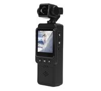 Annadue Caméra Corporelle 1080P avec Microphone Externe, Mini Caméra Vidéo et Audio, Caméra Rotative à 270°, écran HD de 1,53 Pouces, Stabilisation électronique pour Le Sport de Plein