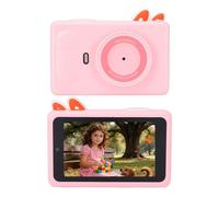 Annadue Caméra d'apprentissage Numérique AI pour Enfants Enregistrement Vidéo HD Apprentissage Interactif AI Écran Tactile de Protection des Yeux IPS Prend en Charge Le Mode beauté et Les (Pink)
