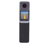 Annadue Caméra de Pouce 4K, Caméra de Casque de Poche 30fps 20MP avec Double écran Tactile de 1,3 Pouces, Stabilisation 6 Axes, Panoramique à 360 Degrés, Caméra de Vlogging pour