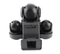 Annadue Caméra de sécurité Solaire, 6K 12MP Triple Objectif 2 Voies, Caméra de sécurité Solaire IP66 avec Détection de Mouvement PIR pour la Maison, Prise en Charge du Contrôle par