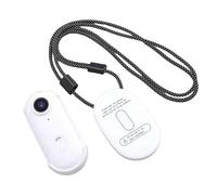 Annadue Caméra de Sport Portable pour Pouce, Caméra Porte-clés Vidéo HD 4K 2 MP 4K 2 MP avec Pince Arrière, Objectif Grand Angle 120 °, pour Le Cyclisme en Plein Air et Les Animaux de (White)