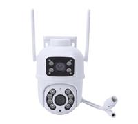 Annadue Caméra de Surveillance WiFi Extérieure Double Objectif 1080P HD, | Caméra 4MP à Double Objectif Rotatif, Vision Grand Angle, Vision Nocturne Infrarouge, Détection IA, et Conversation