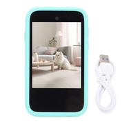 Annadue Caméra de Téléphone pour Les Enfants, Vidéo 48MP Photo 1080p, écran Tactile de 2,8 Pouces avec Mp3 / Musique / Jeux, Appareil Photo d'apprentissage avec Autocollants et Lampe de (Green)