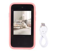 Annadue Caméra de Téléphone pour Les Enfants, Vidéo 48MP Photo 1080p, écran Tactile de 2,8 Pouces avec Mp3 / Musique / Jeux, Appareil Photo d'apprentissage avec Autocollants et Lampe de (Pink)