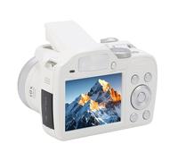 Annadue Caméra DSLR, Enregistreur Vidéo Numérique Retro 4K 60MP avec écran LCD et Flash LED, Zoom Optique 12x, 6X Zoom Numérique, pour Le Portrait de Voyage Photographie (White)
