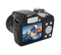 Annadue Caméra DSLR, Enregistreur Vidéo Numérique Retro 4K 60MP avec écran LCD et Flash LED, Zoom Optique 12x, 6X Zoom Numérique, pour Le Portrait de Voyage Photographie (Black)
