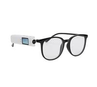 Annadue Caméra FPV avec Lunettes, écran 0,96 Pouces 2,7K 30fps HD, Caméra FPV Grand Angle 110 Degrés avec Lunettes pour la Marche, Les Voyages, Le Cyclisme, Prend en Charge Le Contrôle des (White)
