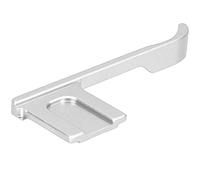 Annadue Camera Hot Shoe Thumb Grip pour Appareils Photo Compacts (Silver) | Corps en alliage d\'aluminium, repose-pouce ergonomique, installation par pression, léger 7 g, finition anodisée.