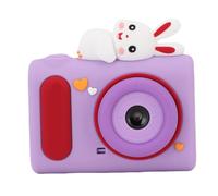 Annadue Caméra Numérique pour la Photographie, 40MP 1080p HD Dual Lens Vlog Camera avec Couverture de Silicone de Lapin de Dessin animé, Point D'écran de 2 Pouces et Came de Tir pour (Purple)