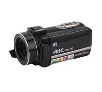 Annadue Caméscope Vidéo 4K, Caméra Vlog UHD 64MP avec Télécommande Stabilisatrice de Microphone, Zoom Numérique 18X, Caméscope à écran Tactile 3 Pouces, Carte 32G 2 Piles pour Youtube Vlogging