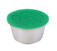 Annadue Capsule de café Réutilisable pour Machine, Dosette de Filtre à café Rechargeable en Acier Inoxydable et Silicone avec Cuillère à Brosse Inviolable, Idéale pour le Bureau à Domicile