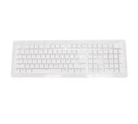 Annadue Capuchons de Clavier 110 Touches, Clavier Mécanique Portugais Brésilien Translucides pour 61 64 68 84 87 96 98 100 104 108 Touches (White)