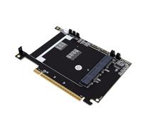 Annadue Carte Adaptatrice PCIe 5.0 X16 vers Gen Z 4C SFF | Interface haut débit, extension réseau OCP, prise en charge du débogage NC-SI