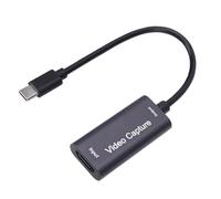 Annadue Carte de Vidéo 4K, Carte de en Métal vers Type C, Entrée 4K, Sortie 1080P Plug and Play pour L'enregistrement de Réunions Vidéo en Streaming sur PC et