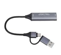 Annadue Carte de Vidéo, Entrée D'interface Multimédia HD 4K Sortie USB 3.0 Faible Latence, avec Prise en Charge du Protocole UVC1.0, pour L'enregistrement de L'ensei