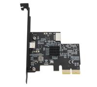 Annadue Carte D'extension USB C PCIe, USB 3.2 Gen2 10 Gpbs PCIe 2X, Prise en de Type C et Type E Avant, Adaptateur de Panneau Avant PCIe pour 7/10/11, pour Linux et Autres