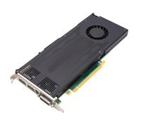 Annadue Carte Graphique Carte Vidéo Processeur Graphique D'ordinateur 4 Go 256 Bits PCIe 2.0 X16 Dual DisplayPort DVI-I avec 1344 Cœurs pour la Modélisation 3D, Le Montage V