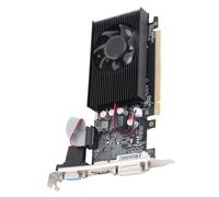 Annadue Carte Graphique GT710 2 Go DDR3 64 Bits PCI E Résolution 2560 X 1600 Carte Graphique de Jeu Silencieuse pour Ordinateur de Bureau avec Ventilateur de Refroidissement Indépendant