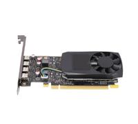Annadue Carte Graphique Professionnelle 4 Go Cœurs 4 DisplayPorts Sortie 4K Profil Bas 47 W Pas d'alimentation Externe avec Prise en Charge du Rendu de Modélisation 3D du Poste de Travail