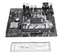 Annadue Carte Mère Micro ATX H410, Prise en Charge du Processeur Core Pentium Celeron 10e Génération LGA1200, RAM DDR4 Double Canal 2933 MHz, Emplacement PCIe X16, 4 Ports,