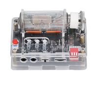 Annadue Carte Pilote de Tube électronique 6E2, Commande de Commutateur, Réglages Dynamiques de la Lumière, Matériau Acrylique, DC 5 V, Deux Ports Sonores, Bouton de Contrôle du Volume,