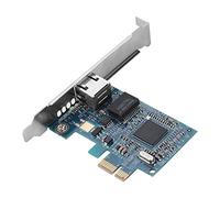Annadue Carte Réseau BCM5751 PCI-E Fast Ethernet 10/100/1000 Mbps pour Ordinateur de Bureau, Bureau, Serveur, Connecteur plaqué Or