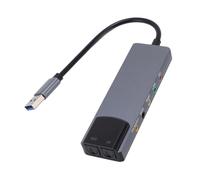 Annadue Carte Son USB, Carte Son Stéréo Externe Compacte 5.1 Canaux Optique SPDIF Adaptateur USB pour, Mac OS9.1, PC, Ordinateur Portable, Ordinateur de Bureau, Casque,