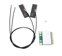 Annadue Carte WiFi 6, Mini PCIE Bluetooth 5.3 RTL8852BE 1800 Mbps Double Bande 2,4 G/5 G pour Ordinateur Portable, Double Antenne Intégrée, pour Wins 10/11 et Linux