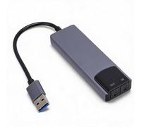 Annadue Cartes son USB Adaptateur audio USB Adaptateur sonore avec SPDIF optique 5.1 canaux pour ordinateur PC casque de télévision home cinéma