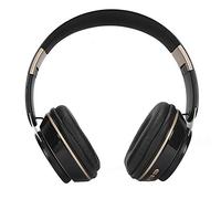 Annadue Casque Supra-auriculaire, Casque stéréo sans Fil Bluetooth 5.0 avec Micro, Casque de Jeu Filaire 3,5 mm pour Voyage/Maison/Bureau(Black)