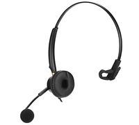 Annadue Casque Téléphonique à Une Oreille, Prise 2,5 Mm, pour Téléphone | Oreillette unique, micro antibruit, conception ergonomique légère, confort toute la journée, centre d\'appels de bureau