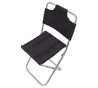 Annadue Chaise Pliante Portable pour Camping et Pêche, Petit Tabouret de Randonnée Léger avec Dossier Respirant, Tissu Oxford 600D, capacité de Charge de 90 Kg, Alliage d'aluminium, I pour Barbecue