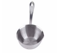 Annadue Chauffe-Beurre, Mini Chauffe-Lait en Acier Inoxydable, Petite Casserole à Fond Plat à Induction Tout-en-un pour Faire Fondre le Beurre, le Lait, la Sauce et le Chocolat (300ML)