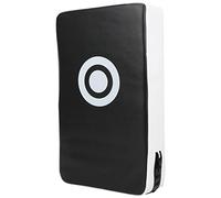 Annadue Cible de Pied de Boxe Anatomiquement Incurvée pour Un Entraînement Intense - Bouclier de Protection pour Sanda, Taekwondo - Matériau PU + EVA - Noir + Blanc