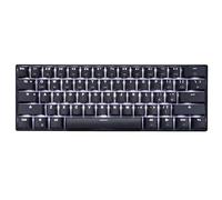 Annadue Clavier de Jeu Mécanique 60%, 61 Touches Rétro-éclairé Mini Clavier Ergonomique sans Fil/Filaire Bluetooth, pour PC Mac Gamer, Dactylographe, Voyage(Axe Vert)