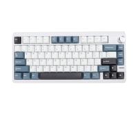 Annadue Clavier de Jeu Mécanique, 79 Touches échangeables, Clavier Bluetooth Ergonomique sans Fil 2,4 G avec Boutons D'effets D'éclairage pour Ordinateur de Bureau PC (Blue)