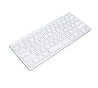 Annadue Clavier de Langue Bluetooth sans Fil Ultra Mince, Pieds de Ciseaux de Clavier Bilingue Allemand/français/Espagnol/Italien Anglais pour Tablette D'ordinateur Portable PC. (Chinois