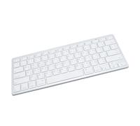 Annadue Clavier de Langue Bluetooth sans Fil Ultra Mince, Pieds de Ciseaux de Clavier Bilingue Allemand/français/Espagnol/Italien Anglais pour Tablette D'ordinateur Portable PC.