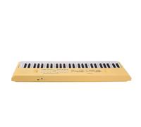 Annadue Clavier électronique 54 Touches avec Micro, Enregistrement, Jaune | Clavier musical à 54 touches, intelligence musicale, fonction de chant, utilisation intérieure et extérieure