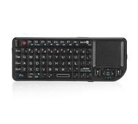 Annadue Clavier et Télécommande Fly Mouse sans Fil Portable Multifonction 2,4 GHz avec Batterie Li-ION Rechargeable pour PC, Ordinateurs Portables, Linux / 2000 / XP/Vista / 7/ OS