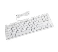 Annadue Clavier Mécanique, Rétroéclairage Coloré Clavier de Jeu Filaire USB Commutateur Bleu Mécanique 87 Touches Clavier Filaire USB pour Gamer/Bureau/Maison, Plug and Play