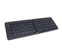 Annadue Clavier Pliable, 67 Touches Rechargeable Magnetic Slim Universal Portable Clavier sans Fil pour L'ordinateur Portable de la Tablette de Téléphone (Black)