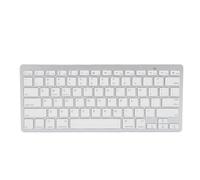 Annadue Clavier sans Fil, Boutons Silencieux, 78 Touches, Clavier de Bureau Ultra Fin avec Touches à Revêtement UV, Compatible pour Ordinateurs de Bureau, Appareils Mobiles, Tablettes