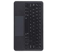 Annadue Clavier sans Fil, Clavier Rechargeable Compact Ultra-Mince Portable avec Pavé Tactile, Compatible avec/iOS/OS X/, PC/Ordinateur Portable/Smartphone, Etc. (Noir)